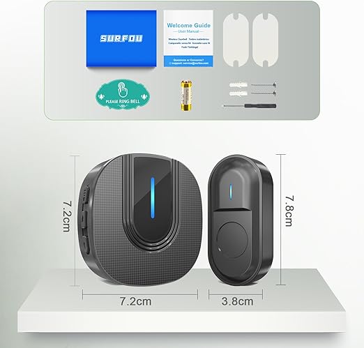 Wireless Doorbell Plug-In Chime Kit