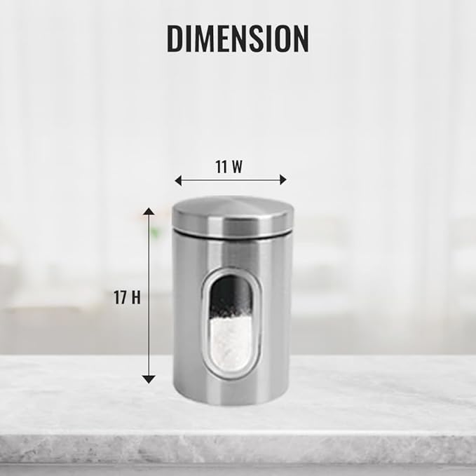 1ABOVE 3 Pc Kitchen Storage Canisters