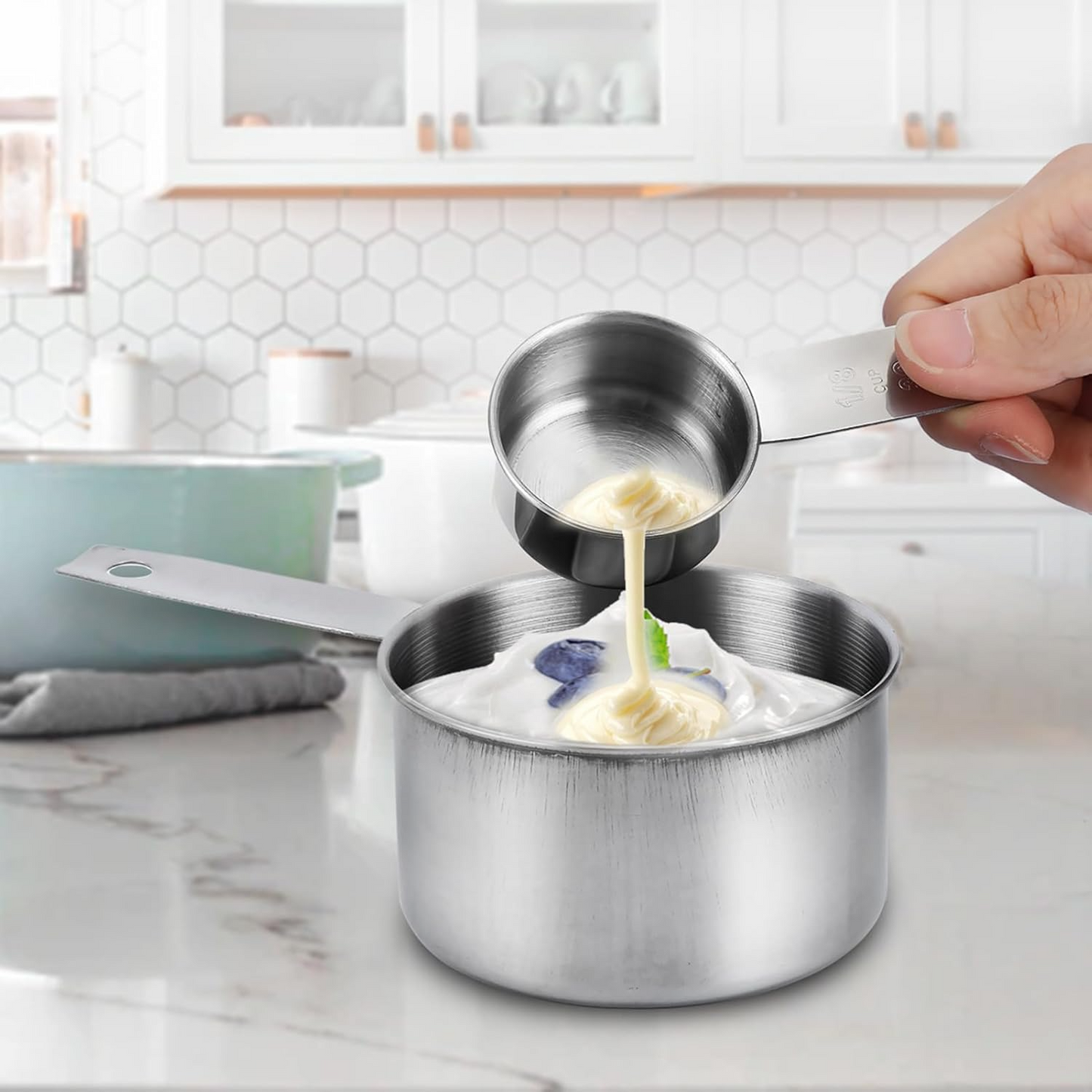 Stainless Steel Measuring Cups & Spoons Set – Precision Baking Tools (13 Pieces)