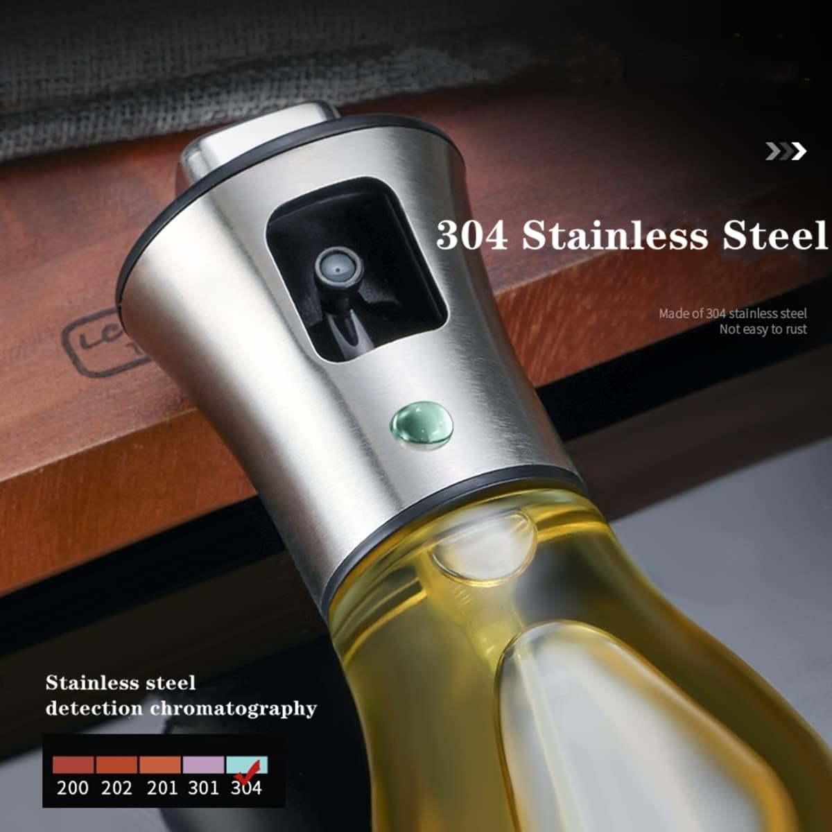 Oil Sprayer Bottle – Glass Olive Oil & Vinegar Spray Dispenser (200ml)