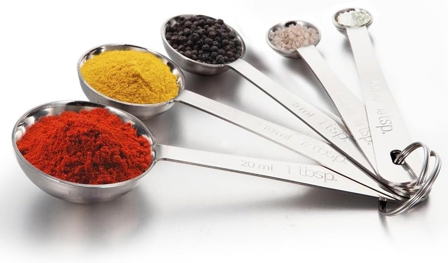 Stainless Steel Measuring Cups & Spoons Set – Precision Baking Tools (13 Pieces)