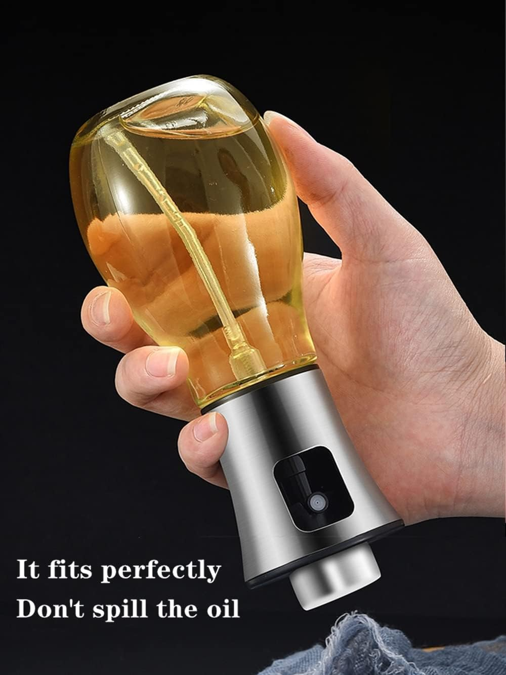 Oil Sprayer Bottle – Glass Olive Oil & Vinegar Spray Dispenser (200ml)