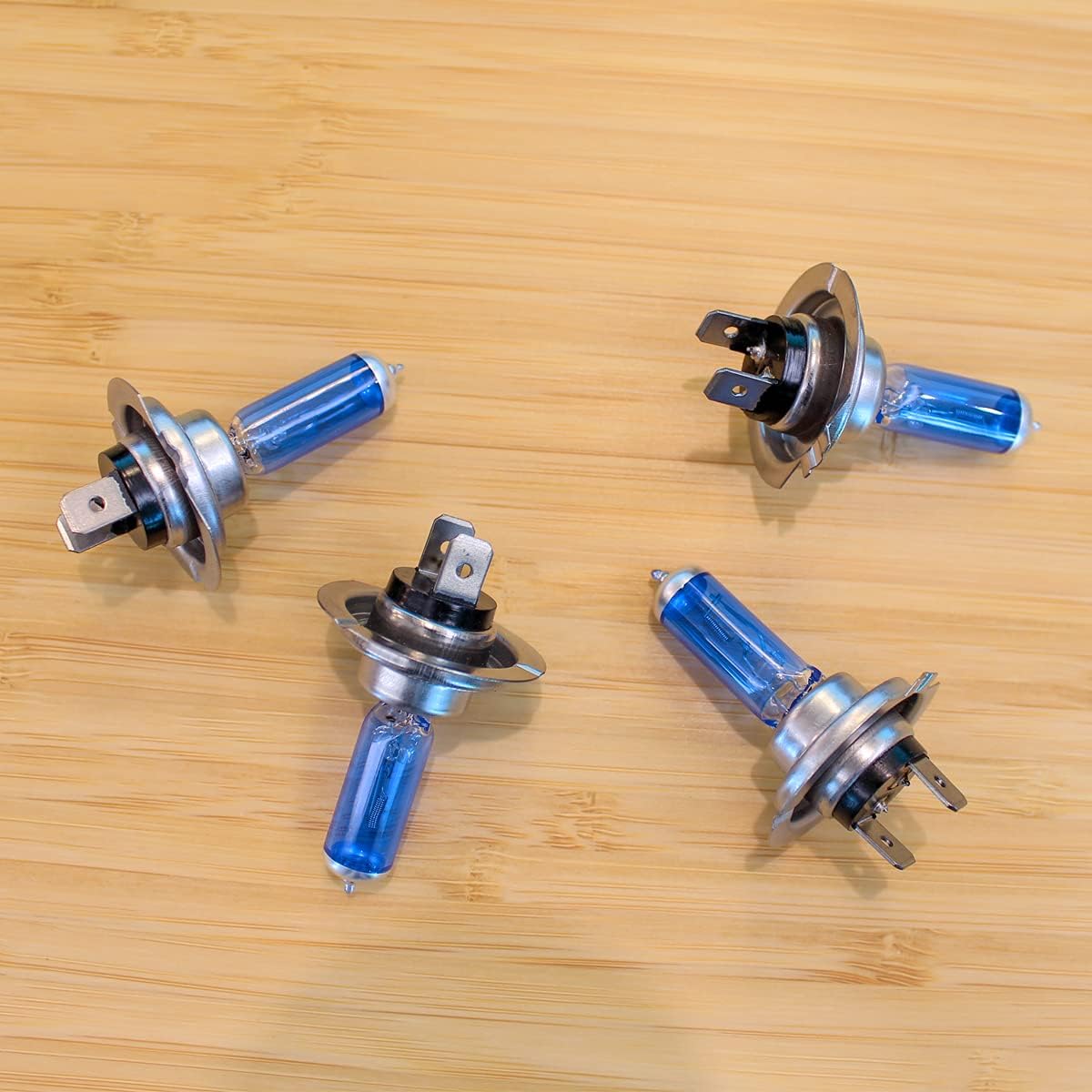 JJ PRIME H7 Super Bright White Halogen Xenon Bulbs (4 Pack)