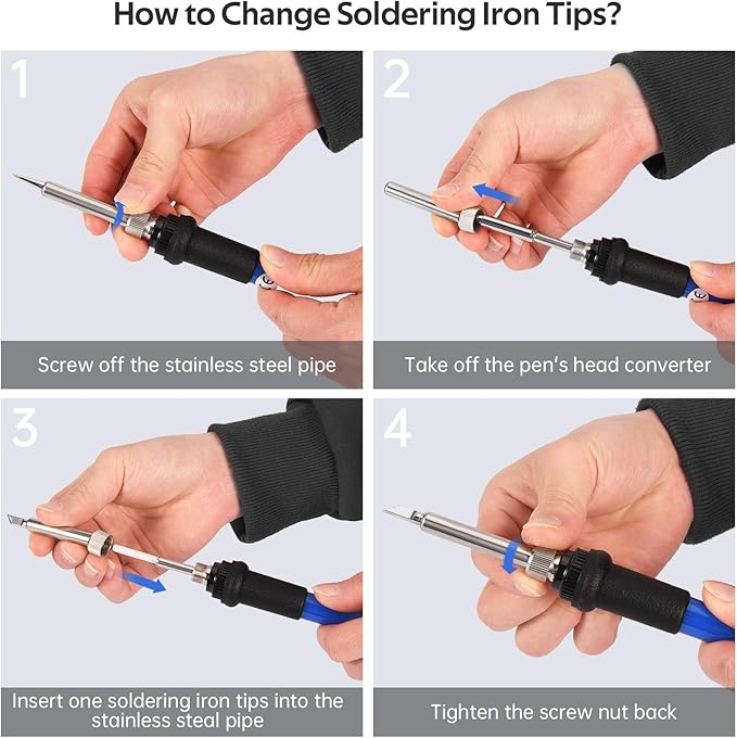 WeLeauto Soldering Iron Kit 60W