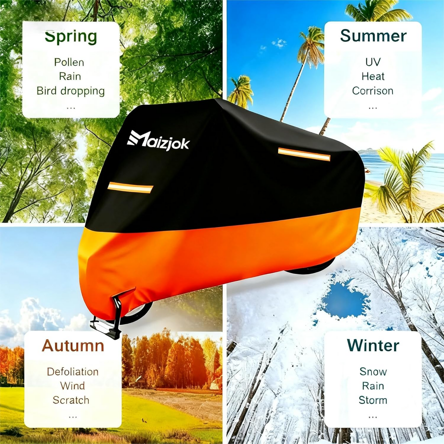 Waterproof Motorbike Cover – Heavy Duty All-Weather Protection