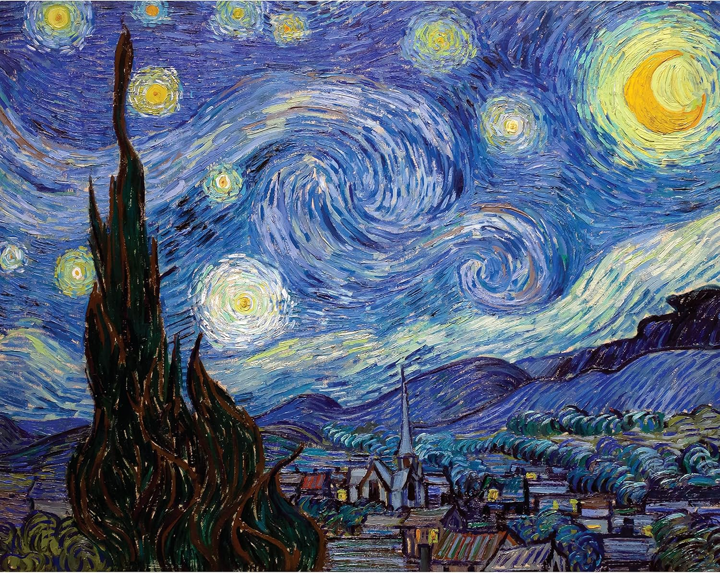 Starry Night 1500 Piece Jigsaw Puzzle – Mindbogglers Gold Edition
