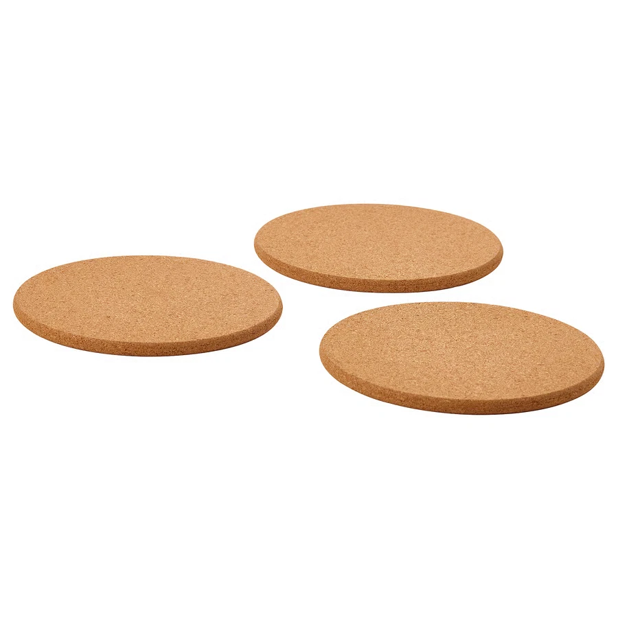 Cork Pot Stand Trivet – Heat Resistant Table Protection (3 Pack)