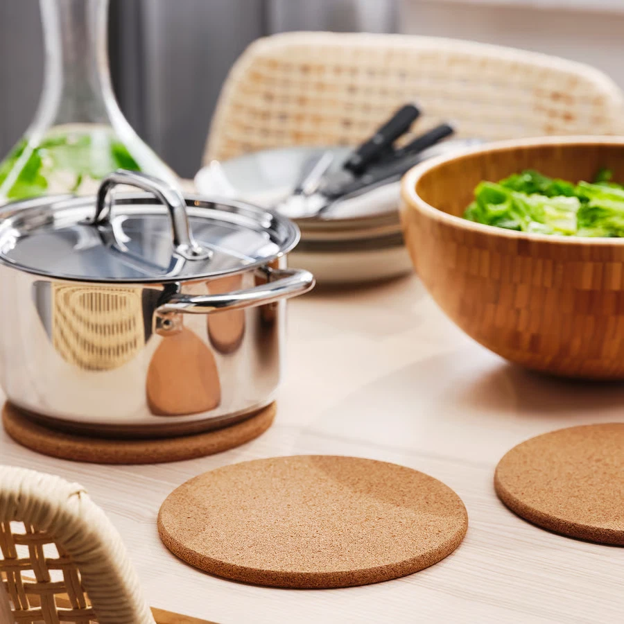 Cork Pot Stand Trivet – Heat Resistant Table Protection (3 Pack)